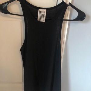 Free people black tank top